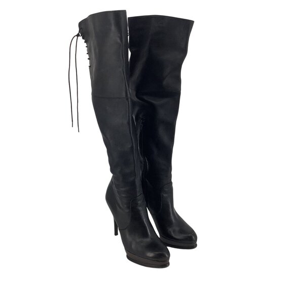Stuart Weitzman "Arla" Over-the-Knee Boots, Size 6.5 - Picture 1 of 9